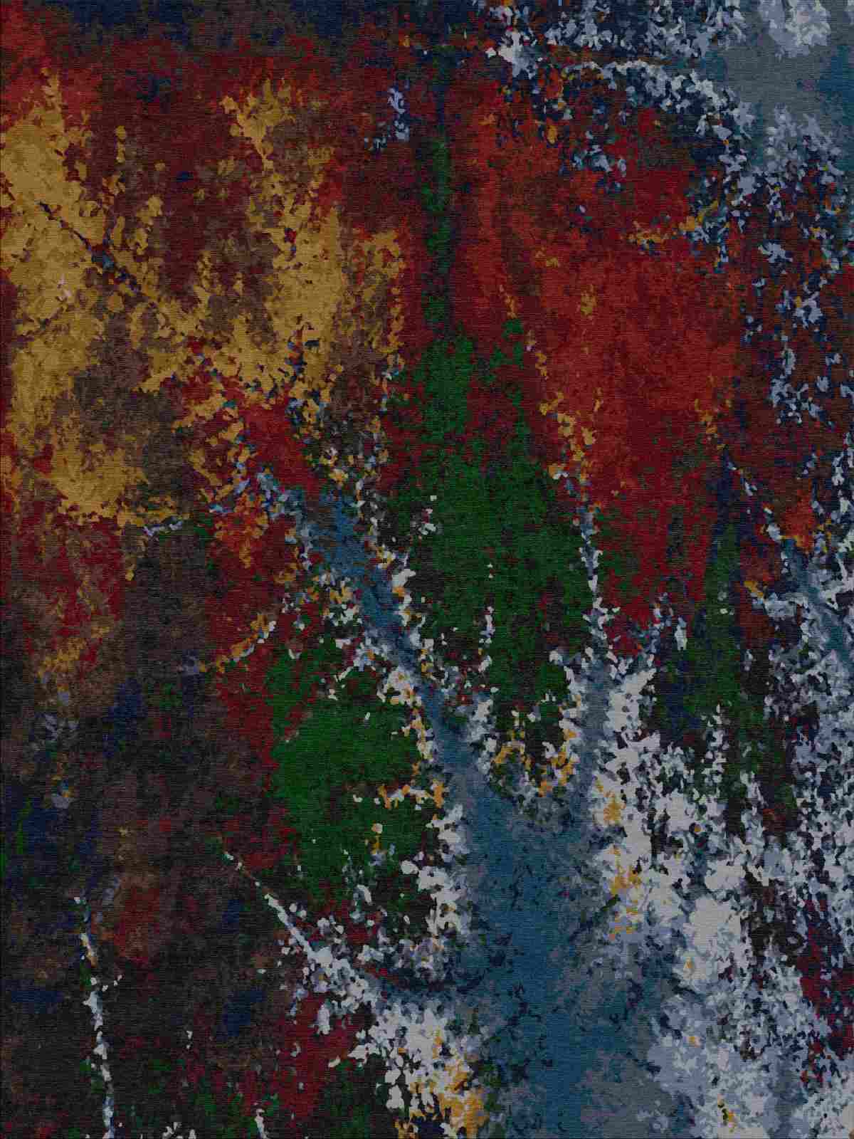 A modern carpet with a neutral woven texture.